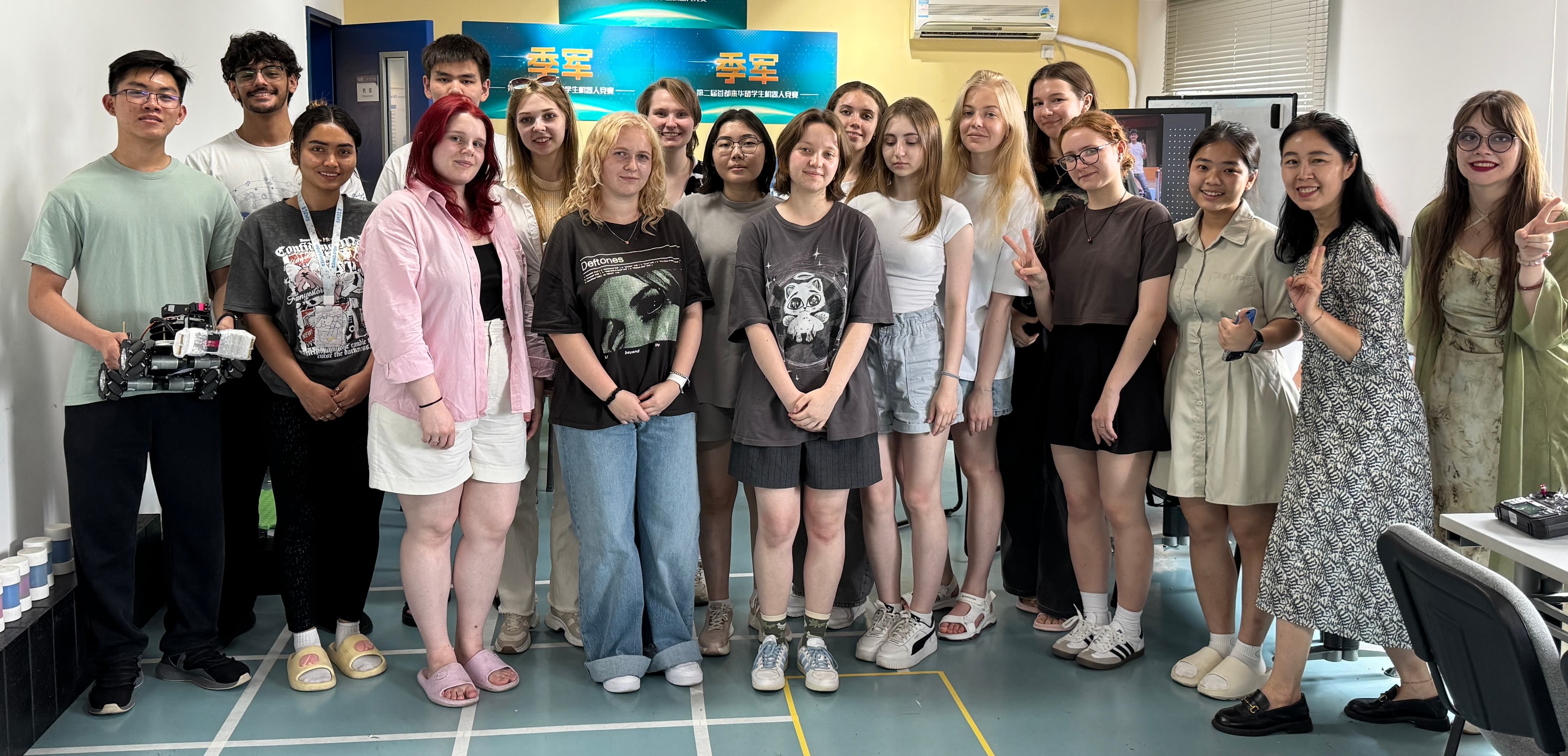 International students gathered during an ISRC exchange